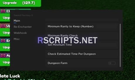 Preview of The best Sword Factory X Script | Dungeon auto farm!