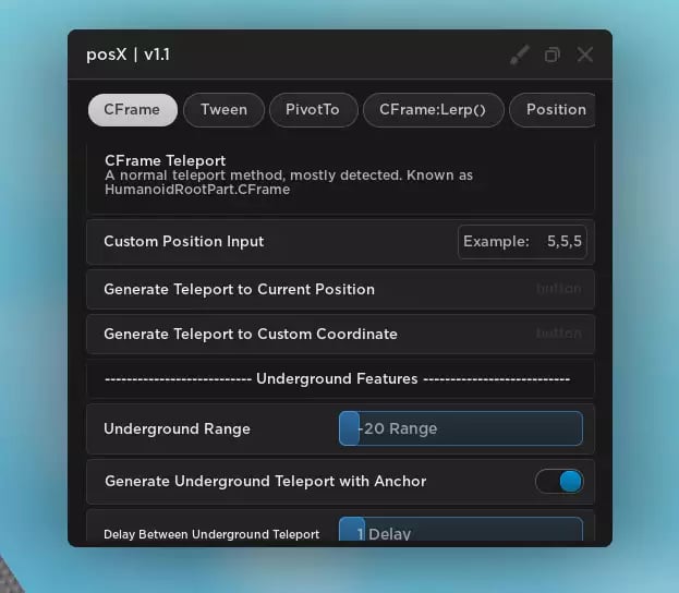 Preview of POSX - MOST ADVANCED TELEPORT GENERATOR