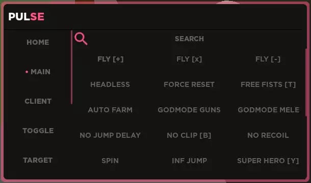 Preview of PULSE GUI | DA HOOD