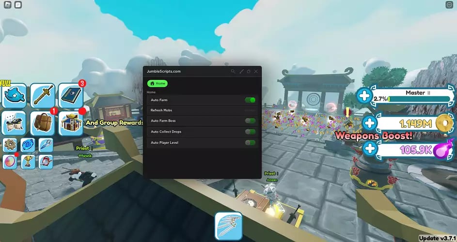 Preview of Monster Hunt Simulator Script