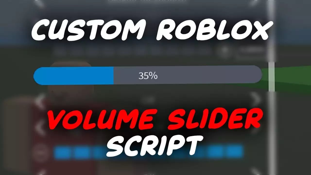 Preview of Volume Slider Script