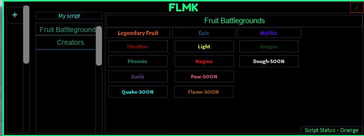 Preview of FLMK | A good script for auto farm for the game Fruit Battlegrounds