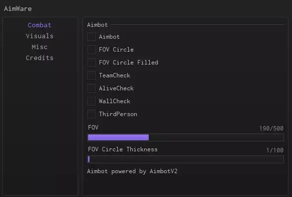Preview of Aimware (Aimbot,ESP,Chams)