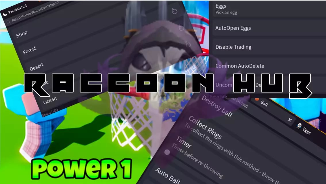 Preview of RaCo0oN Hub AutoBall, AutoEggs, Teleports