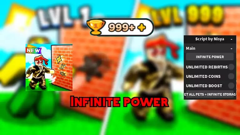 Preview of [😱INFINITE POWER] [NEW] Shuriken Throwing Simulator!