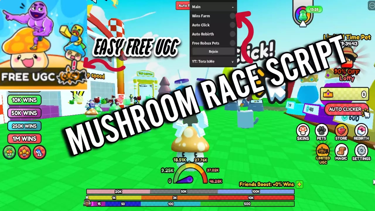 Preview of MUSHROOM RACE BEST SCRIPT