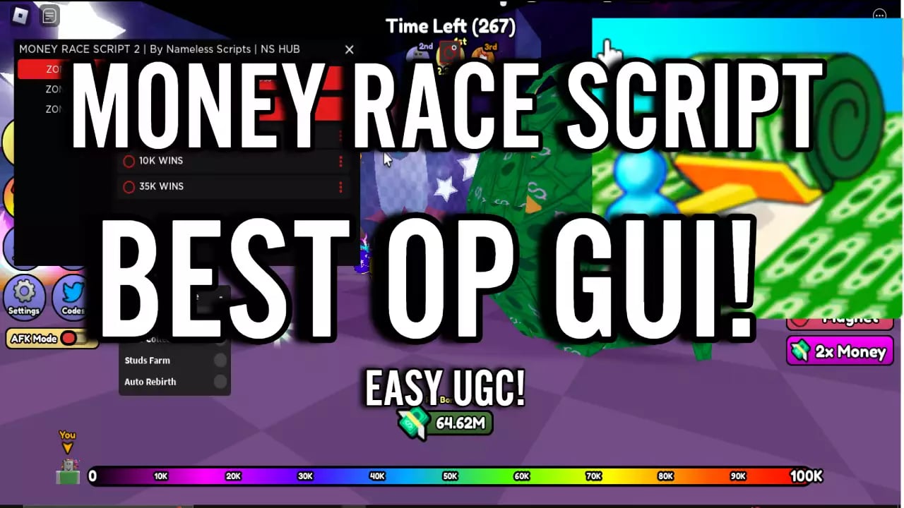 Preview of MONEY RACE REVAMP SCRIPT BEST OP!