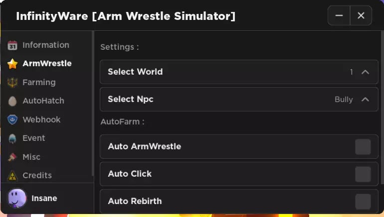 Preview of Arm Wrestle Simulator| InfinityWare [UPDATE SOON]