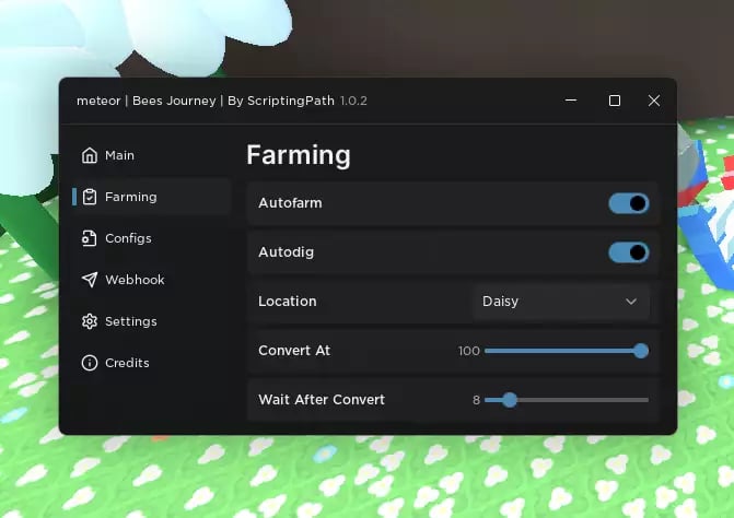 Preview of Bees Journey 2 Script [Autofarm]