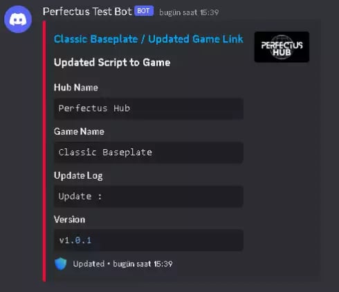 Preview of Discord Updater Bot 