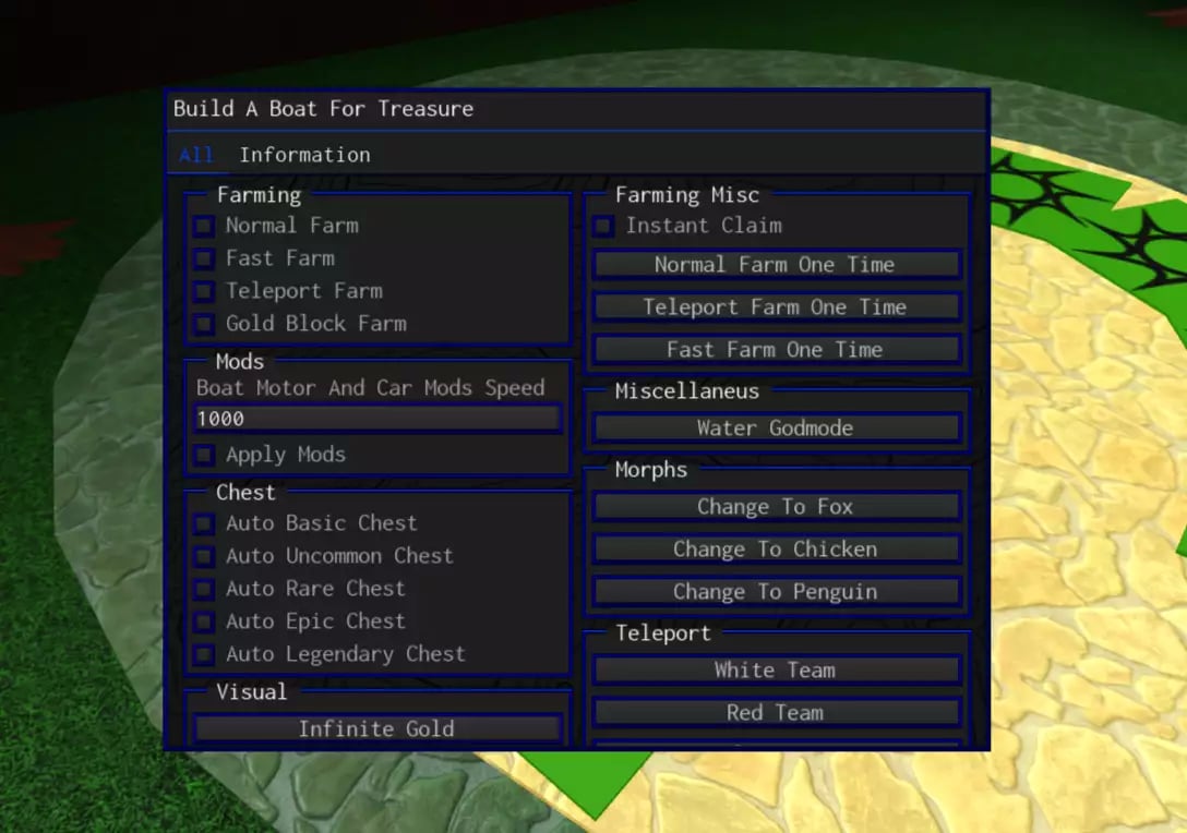 Preview of Auto Farm, Fast Farm, and Normal Farm