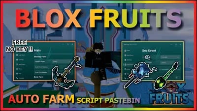 Preview of SCRIPT BLOX FRUITS AUTO LEVEL FARM SEA EVENT AND MASTERY FARM
