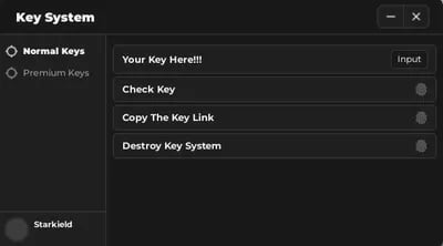 Preview of Starkield Free Key System ( UNSUPORTED BUT IT KEEPS )