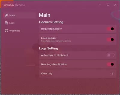 Preview of https spy,request spy,webhook destroyer,etc