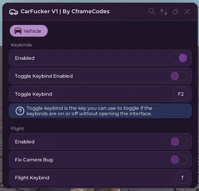 Preview of UNIVERSAL Car Script | CarFucker V1