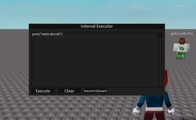 Preview of Internal UI Executor Script