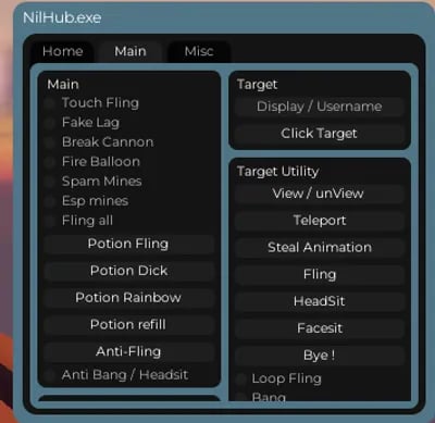 Preview of NilHub.exe