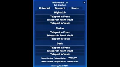 Preview of Cali Shootout - Teeksaw Hub V1.1