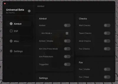 Preview of Universal Aimbot
