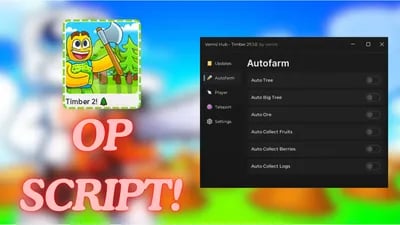 Preview of Auto Tree, Auto Mine, Auto Collect and more!