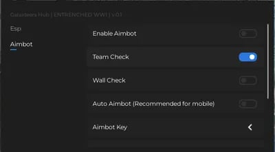 Preview of Aimbot, ESP Galaxtears Hub
