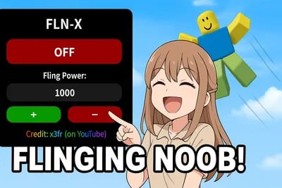 Preview of FLN-X - Powerful Roblox Fling Script (Mobile Supported)