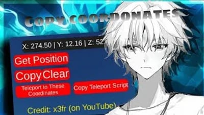 Preview of Save, Copy & Teleport to Coordinates!