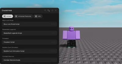 Preview of Crucial Hub | Blue Lock Rivals - Auto Goal - Auto Dribble