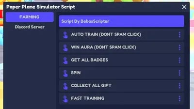 Preview of Paper Plane Simulator INF WINS