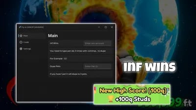 Preview of Inf Wins And Dupe Pets 