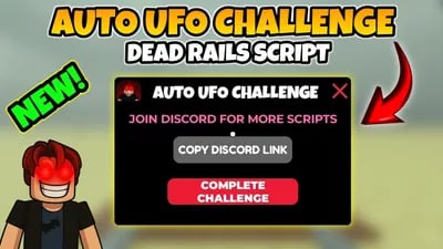 Preview of DEAD RAILS AUTO COMPLETE UFO CHALLENGE KEYLESS