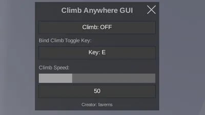 Preview of Wall-climbing script in Roblox