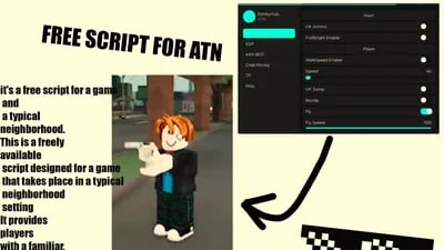 Preview of  free script for a game a typical neighborhood. (ATN)