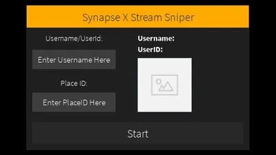 Preview of Synapse X Stream Sniper, ALL EXECUTORS.
