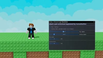 Preview of Steal A Pet Anti cheat bypass