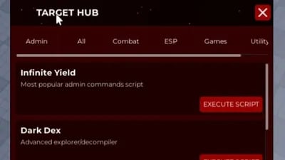 Preview of Target Ultimate Script Hub (FIXED)