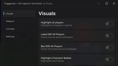 Preview of 99 nights FoggyHub