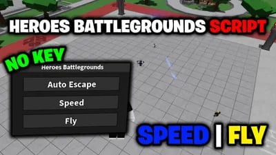 Preview of Heroes Battlegrounds Script - *Auto Escape, Fly & Speed*