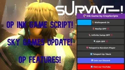 Preview of [OP] Ink game Sky Squid Games Update! Anticheat Bypassed!