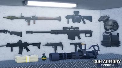 Preview of Gun Armory Tycoon OP INF ammo Bypass Ant KEYLESS OPEN SOURCE