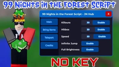 Preview of 99 Nights in the Forest script | NO KEY/KEYLESS