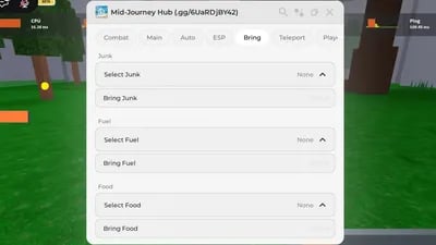 Preview of 99 Night in the forest script | WORK Bring items, Tp, Auto