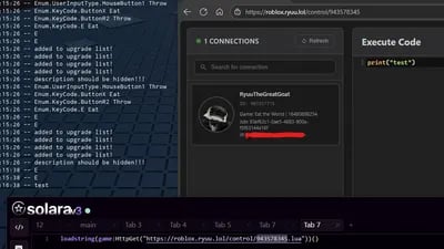 Preview of "Backdoor" Remote Executor | Execute Scripts On Others