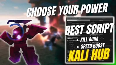 Preview of Kali Hub Kill Aura Auto Skills Speed Boost Anti Ragdoll