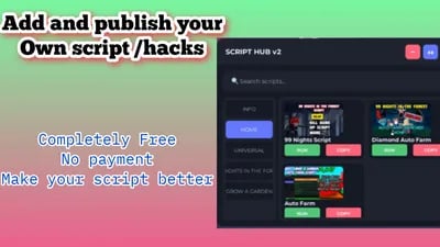 Preview of Add your own script for free [DEVELOPER] 