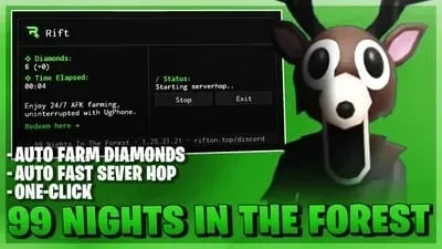 Preview of RIFT | ONE-CLICK SCRIPT, AUTO FARM DIAMONDS, FAST