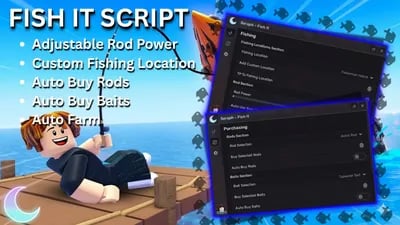 Preview of BEST FISH IT SCRIPT - AUTOFARM + ANTI-AFK + INF COINS