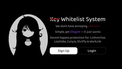 Preview of Vonalia - Whitelist/Key System