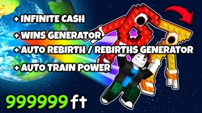 Preview of Infinite Cash Wins Generator Auto Rebirth Auto Train Power