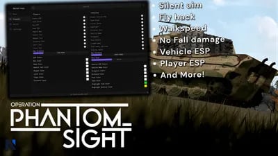 Preview of Free Keyless Silent Aim Fly Vehicle ESP Player ESP Walkspeed